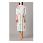 Load image into Gallery viewer, The Darcie Dress - Red Embroidered
