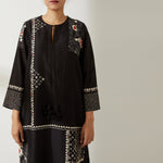 Load image into Gallery viewer, JGDVIAMSS21-20- Black Colour Kurti-Pants Set.
