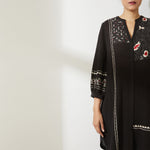 Load image into Gallery viewer, JGDVIAMSS21-16- Black Colour Tunic-Pants Set.
